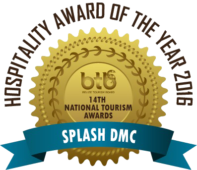 Hospitality Award 2016 plaque presented to Splash Dive Center for outstanding service and customer satisfaction.
